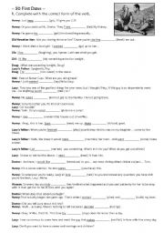 English Worksheet: 50 first dates