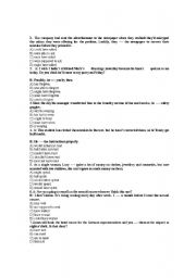 English Worksheet: modal verbs1_MCQ