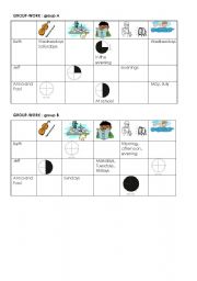 English Worksheet: pair-work: talking about frequency