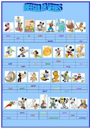 English Worksheet: IRREGULAR VERBS (PART II)