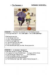 English Worksheet: a painting by Norman Rockwell : the runaway