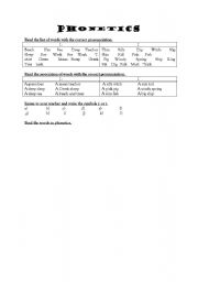 English worksheet: Phonetics i:  /  i