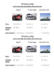 English Worksheet: Buying Cars
