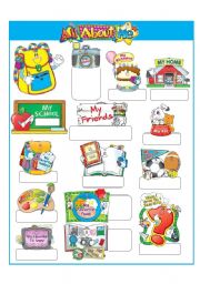 English Worksheet: All about me