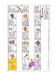 English Worksheet: Board game for Halloween