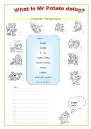 English Worksheet: PRESENT CONTINUOUS