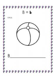 English worksheet: Ball