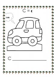 English Worksheet: car