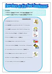 English Worksheet: Exercises on the past continuous