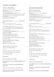 English worksheet: The 3 Rs