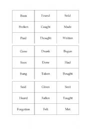 Bingo - past participle