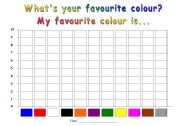 English Worksheet: Class Survey: Whats your favourite colour?