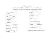 English worksheet: Animal Idioms