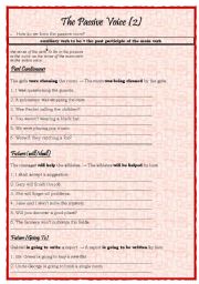 English Worksheet: Passive Voice part two