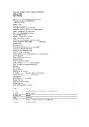 English worksheet: Fill in with the correct tense