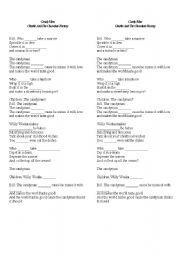 English worksheet: SONG - CANDY MAN