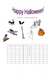 English worksheet: Happy Halloween!