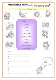 English Worksheet: Present simple