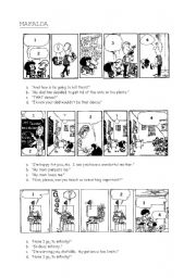 English Worksheet: Mafalda - Comic Strips