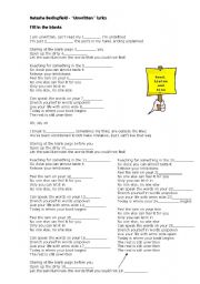 English worksheet: English song