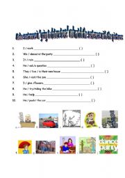 English Worksheet: be going to