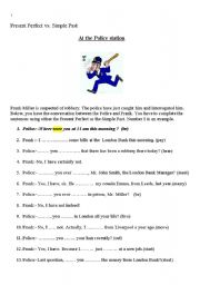 English Worksheet: Present Perfect vs Simple Past