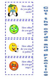 English Worksheet: SPEAKING ACTIVITY How often do you ...? 2/2