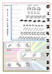 English Worksheet: Numbers