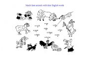 English Worksheet: farm animals