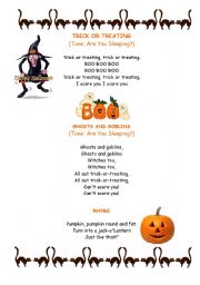 halloween songs and rhyme