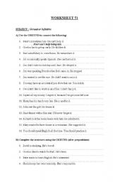 English Worksheet: gerund infinitive