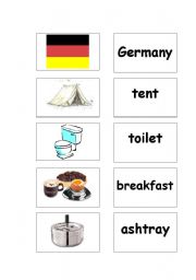 English worksheet: Memory - words