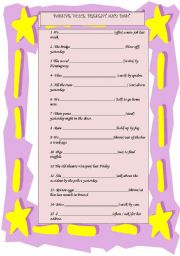 English worksheet: PASSIVE( PRESENT AND PAST)