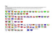 English Worksheet: Flags of the world