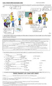 English Worksheet: Present perfect vs Simple past in context