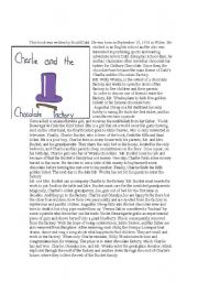 English Worksheet: Charlie and the chocolate factory