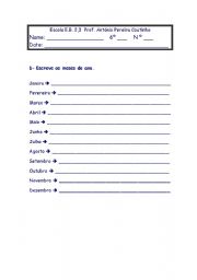 English worksheet: Basic Test 5th