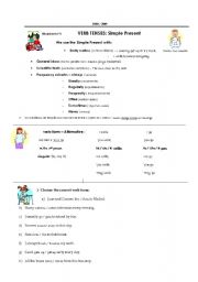English Worksheet: verb tenses