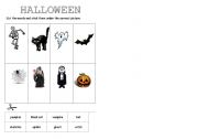 English Worksheet: Halloween vocabulary