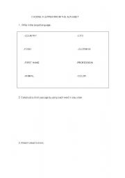 English worksheet: Create a story