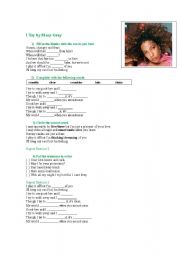 English Worksheet: Song - I try by Macy gray