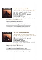 English Worksheet: Movie - The shawshank  redenption