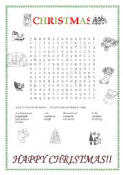 Christmas Wordsearch