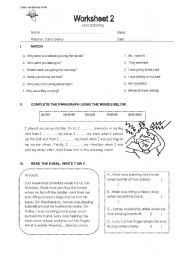 English Worksheet: Accidents