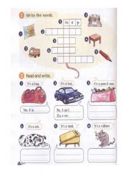 English Worksheet: Vocabulary (objects, animals,...)