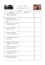 English Worksheet: Video: Monster House (Simple Past Passive)