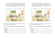 English Worksheet: Describing peoples habits, personality traits, likes and dislikes.