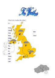 English Worksheet: The Weather