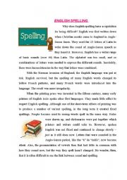English Worksheet: History of Englis Spelling