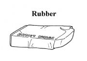 English worksheet: School objects: rubber